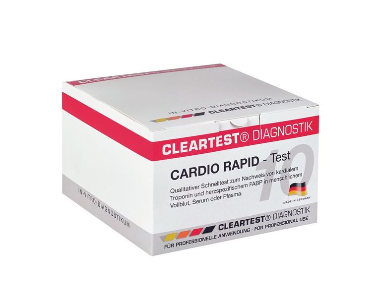 shopapotheke Cleartest® Cardio Rapid Test zum Nachweis von kardialem + FABP Troponin