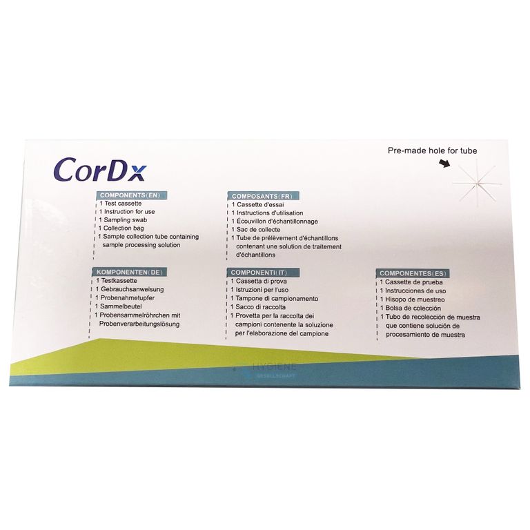 Shopapotheke CorDX 4in1 Antigentest Für Influenza A/B + COVID-19 + RSV + GRATIS NANO FFP2