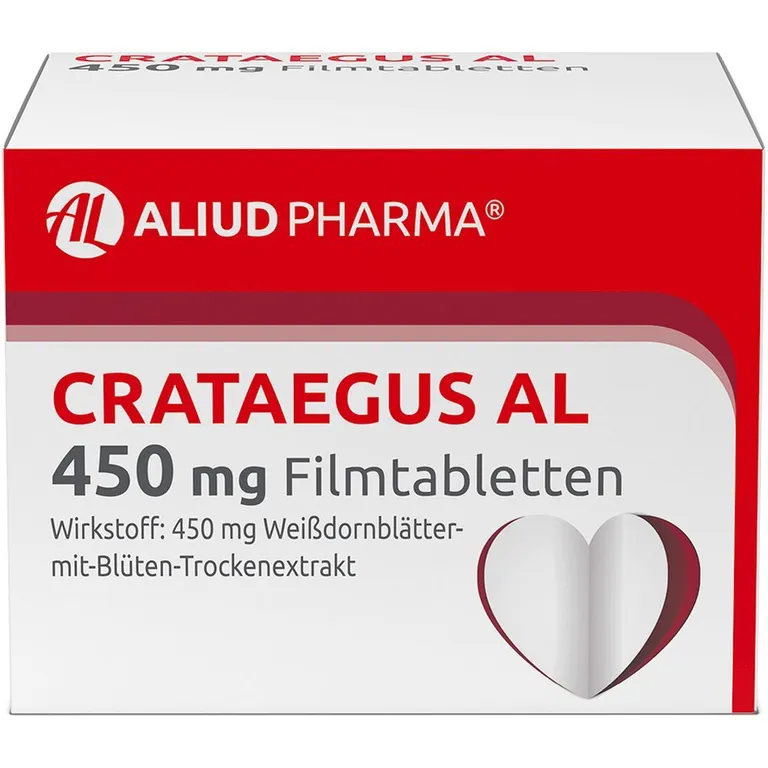 Shopapotheke Crataegus AL 450 Mg Filmtabletten Bei Nachlassender Herzleistung
