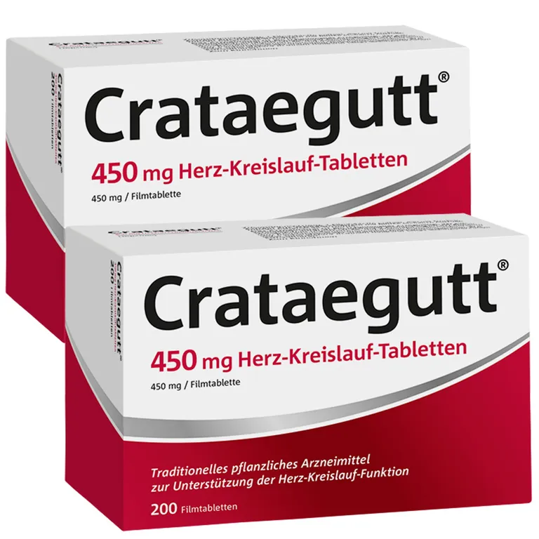 shopapotheke Crataegutt® 450 mg Herz-Kreislauf-Tabletten