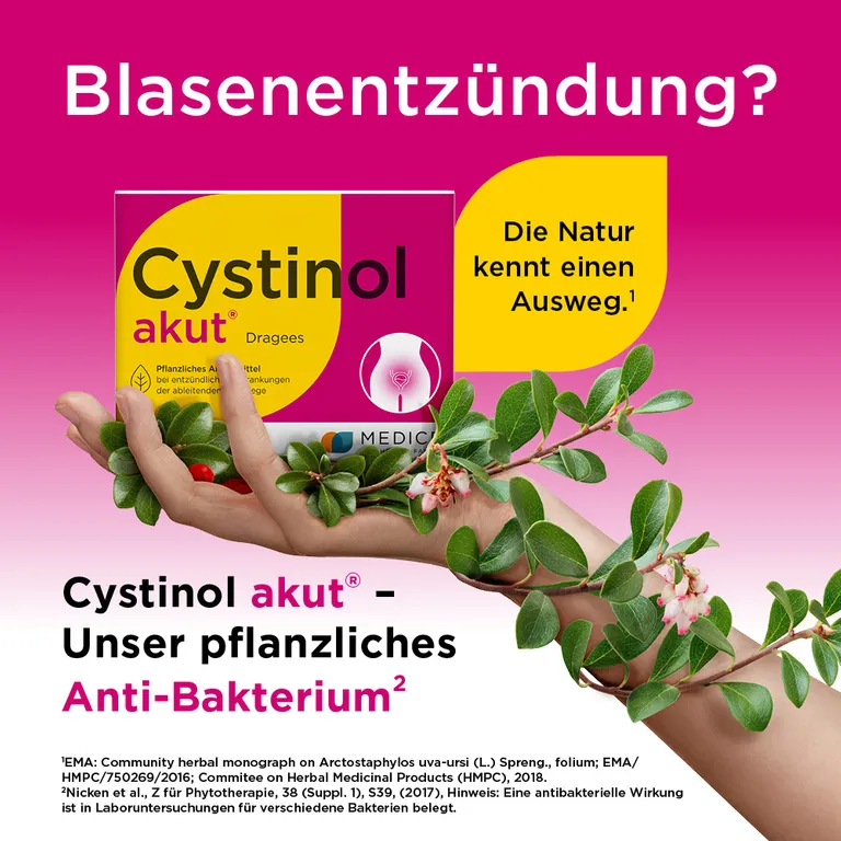 Shopapotheke Cystinol Akut Bei Akuter Blasenentzündung & Harnwegsinfektion