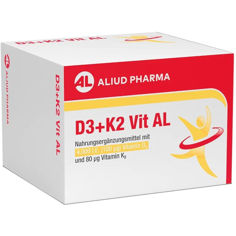 Shopapotheke D3 + K2 Vit AL 4000 I.E. / 80 µg Kapseln: Ein Starkes Duo Für Die Knochen