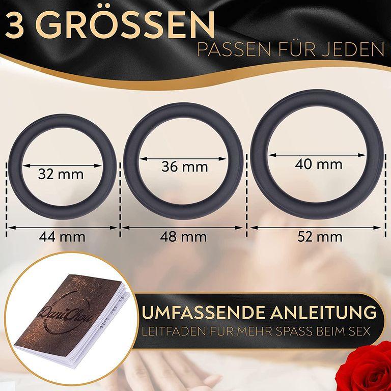 Shopapotheke DaniChou EnduranceRings 3X - Silikon Penisring Set
