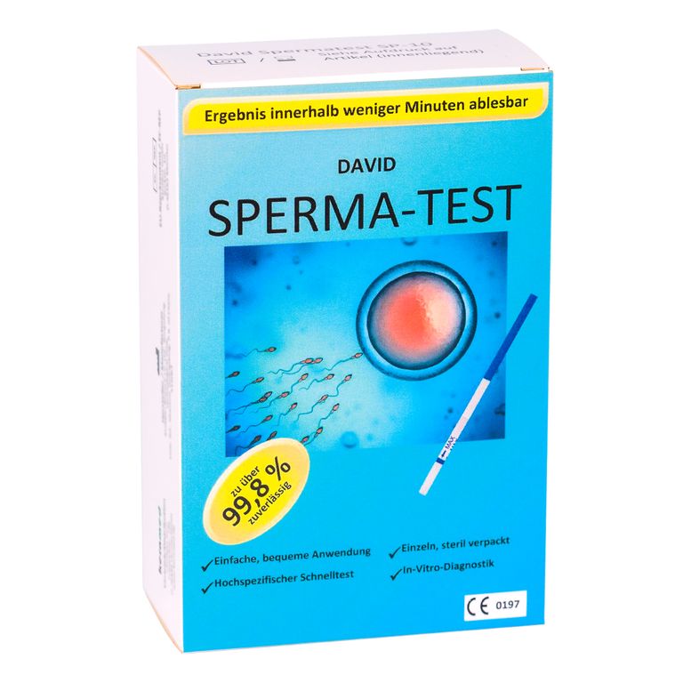 shopapotheke David Spermatest Set semen sperm Fruchtbarkeitstest für Männer