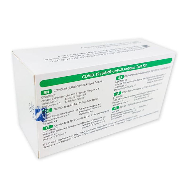 Shopapotheke Deepblue COVID-19 Antigen Corona Test Schnelltest Laientest + Gratis BLT Desinfektionsmittel