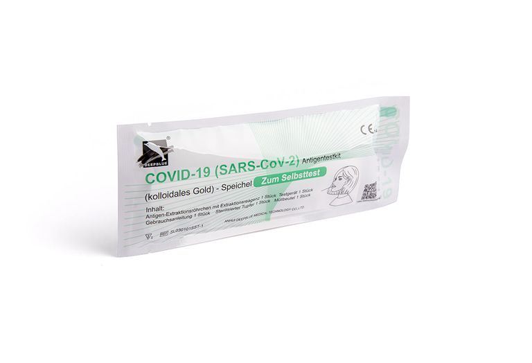 shopapotheke Deepblue COVID-19 Lolli Test Antigen Test Kit CE1434 Selbsttest im Polybeutel
