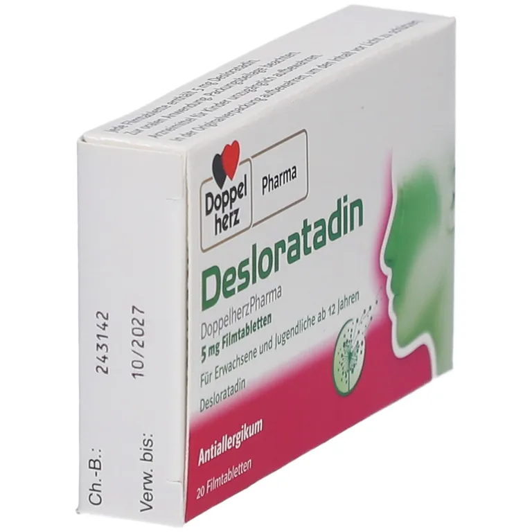 Shopapotheke Desloratadin DoppelherzPharma 5 Mg Filmtabletten