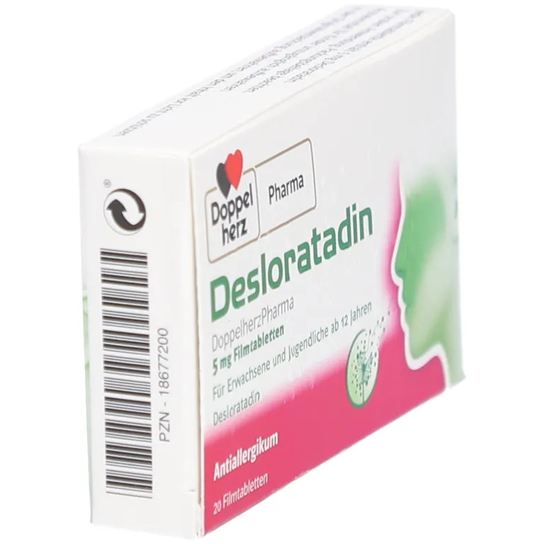 Shopapotheke Desloratadin DoppelherzPharma 5 Mg Filmtabletten