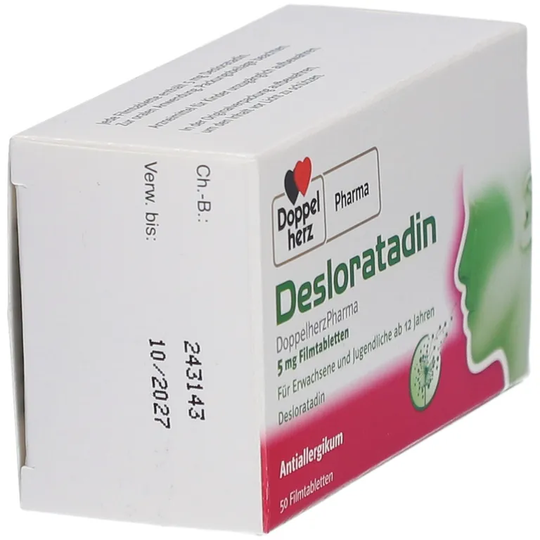 Shopapotheke Desloratadin DoppelherzPharma 5 Mg Filmtabletten
