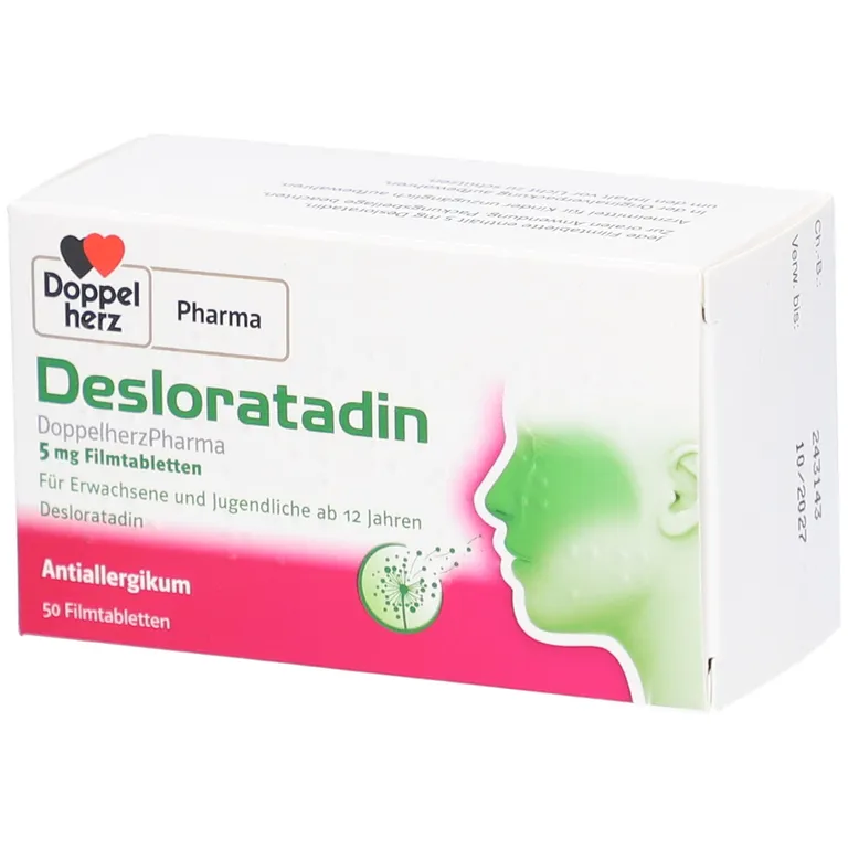 Shopapotheke Desloratadin DoppelherzPharma 5 Mg Filmtabletten