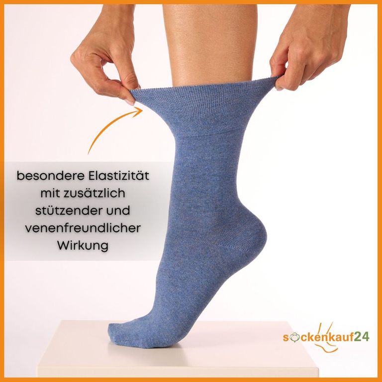 Shopapotheke Diabetiker Socken Mit Komfortbund Ohne Gummi & Ohne Naht Für Damen Und Herren 10 Paar