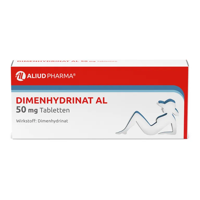 Shopapotheke Dimenhydrinat AL 50 Mg Tabletten Bei Übelkeit Und Erbrechen Und Schwindel