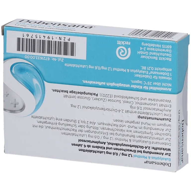 Shopapotheke Dobensana Eukalyptus & Menthol 1.2mg/0.6mg Lutschtabletten