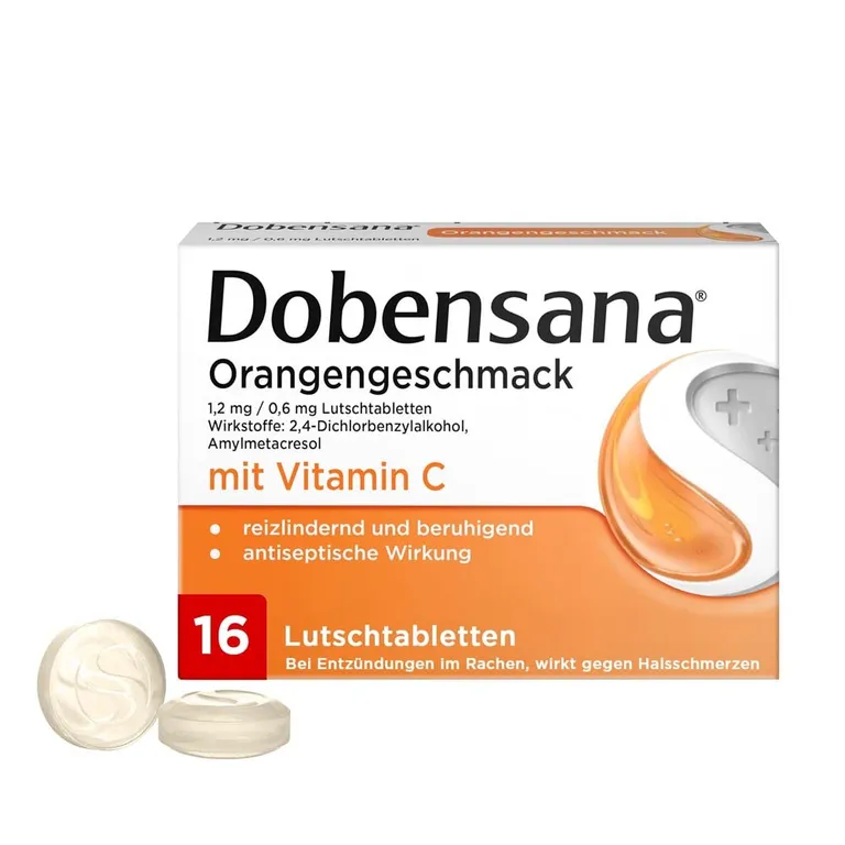 shopapotheke Dobensana® Orangengeschmack Lutschtabletten mit Vitamin C