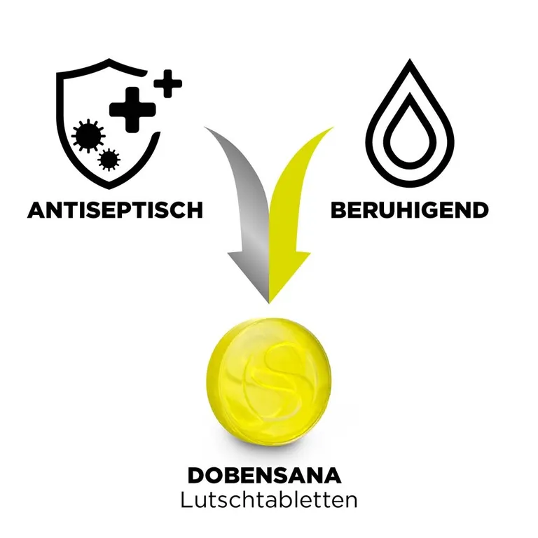 Shopapotheke Dobensana® Zuckerfrei Zitronengeschmack Lutschtabletten