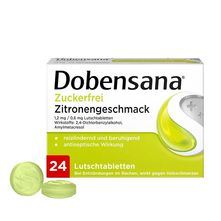shopapotheke Dobensana® Zuckerfrei Zitronengeschmack Lutschtabletten