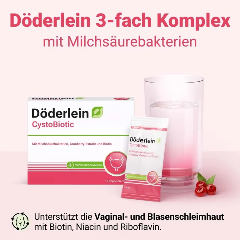 Shopapotheke DÖDERLEIN® CystoBiotic Milchsäurebakterien + Cranberry Biotin