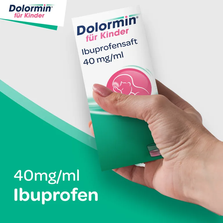 Shopapotheke Dolormin Für Kinder Ibuprofensaft 40 Mg/ml Bei Fieber Und Schmerzen