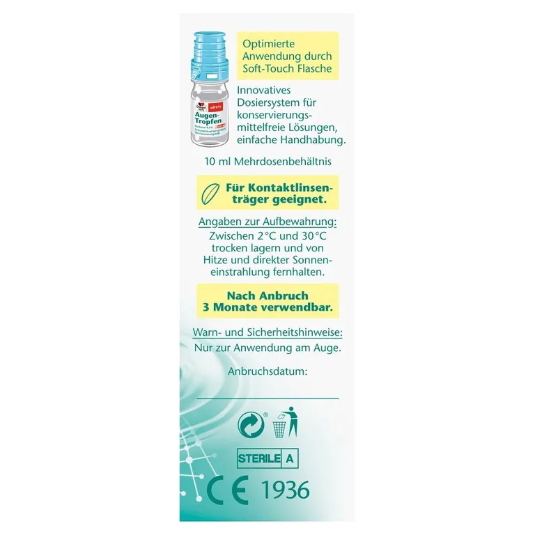 Shopapotheke Doppelherz Augen-Tropfen Extra Hyaluron 0 4%