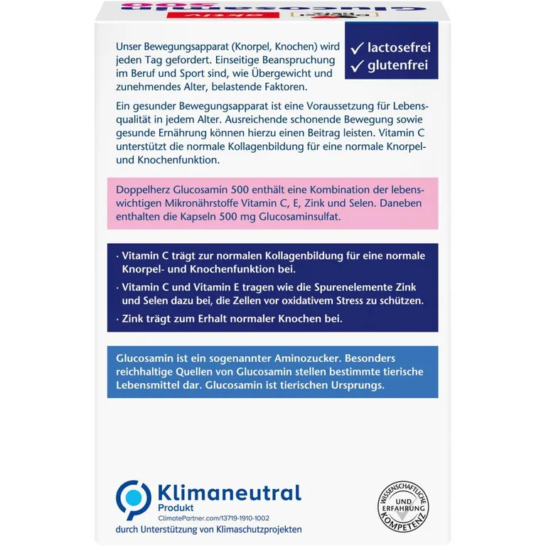 Shopapotheke Doppelherz® Aktiv Glucosamin 500 Kapseln