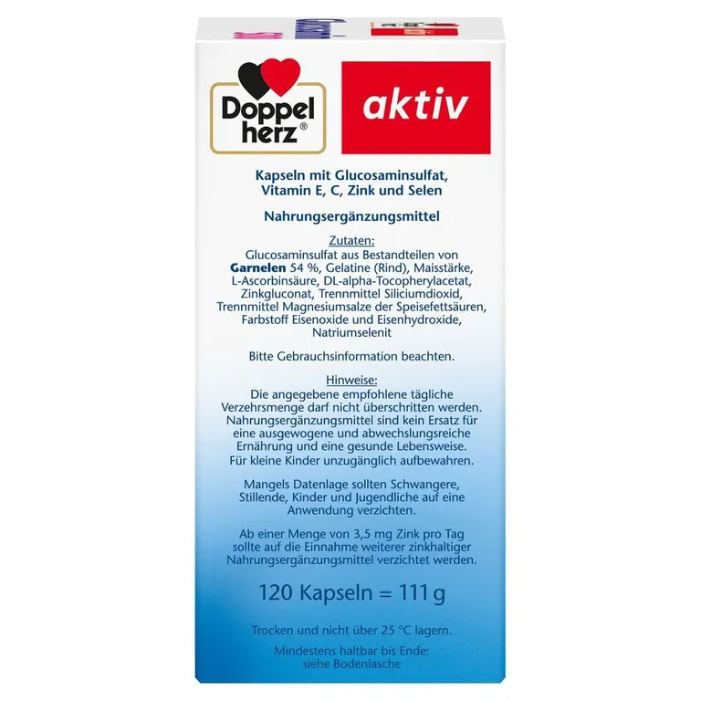Shopapotheke Doppelherz® Aktiv Glucosamin 500 Kapseln