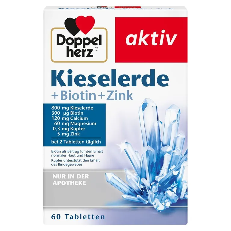 shopapotheke Doppelherz® aktiv Kieselerde + Biotin + Zink Tabletten