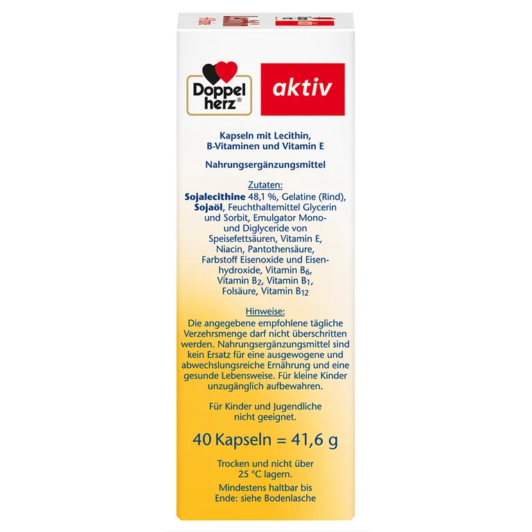 Shopapotheke Doppelherz® Aktiv Lecithin + B-Vitamine Kapseln