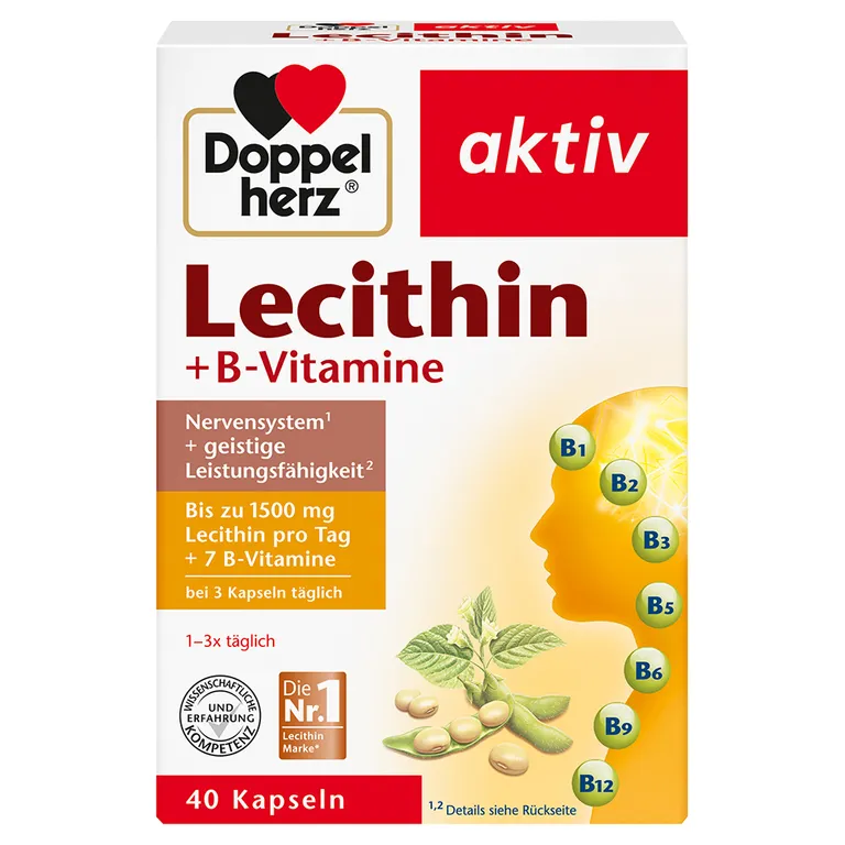 shopapotheke Doppelherz® aktiv Lecithin + B-Vitamine Kapseln