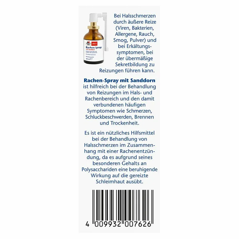 Shopapotheke Doppelherz® Aktiv Rachenspray Mit Sanddorn