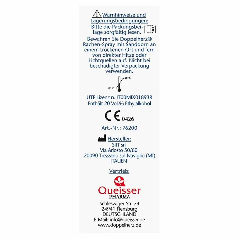 Shopapotheke Doppelherz® Aktiv Rachenspray Mit Sanddorn