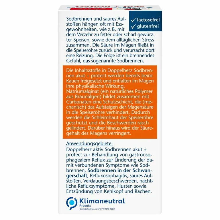 Shopapotheke Doppelherz® Aktiv Sodbrennen Akut + Protect