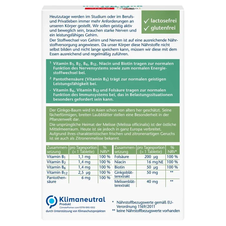 Shopapotheke Doppelherz® Aktiv Stress - Gute Nerven Tabletten