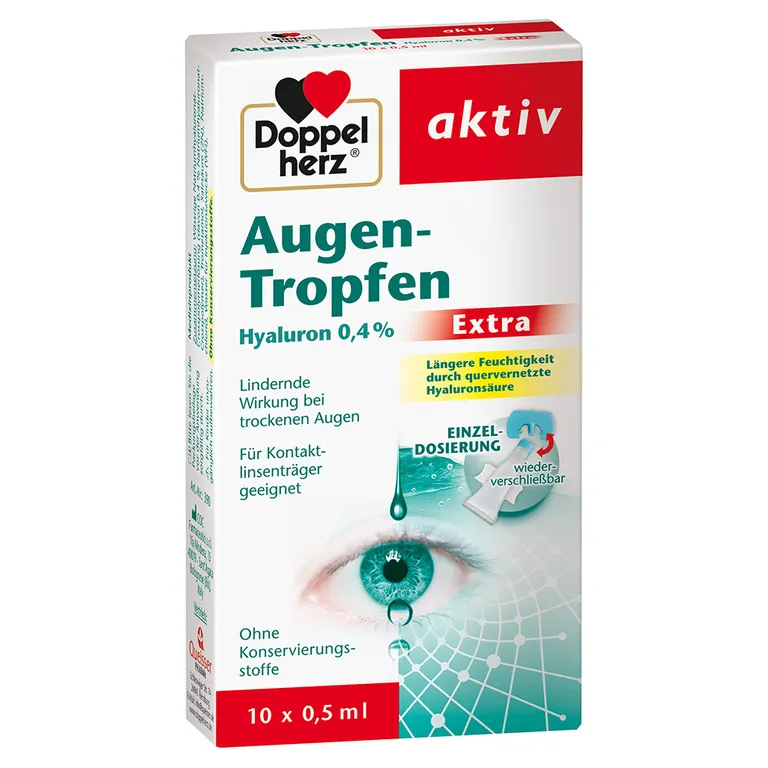shopapotheke Doppelherz® Augentropfen Hyaluron 0 4 % Extra