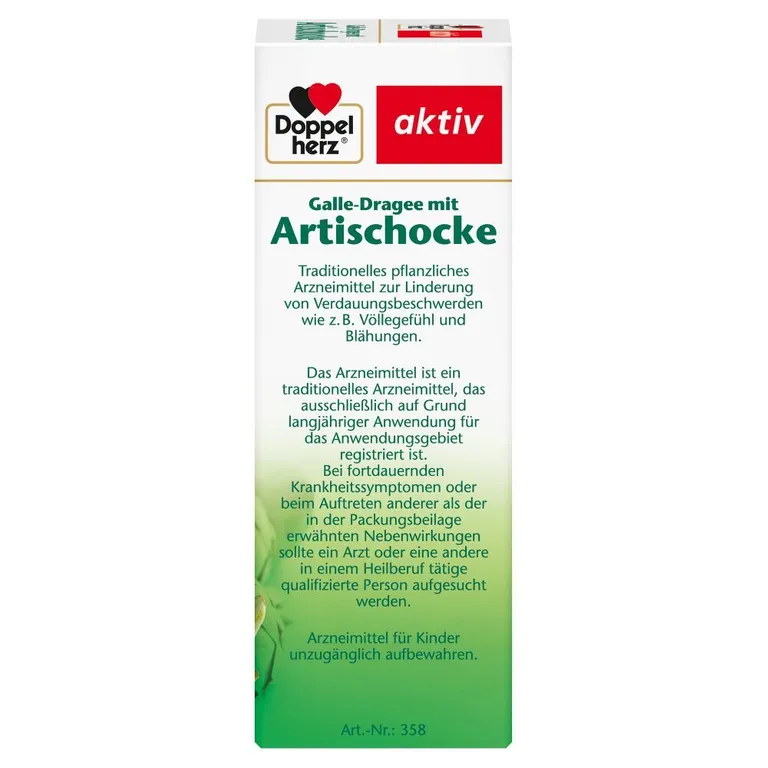 Shopapotheke Doppelherz® Galle-Dragee Mit Artischocke