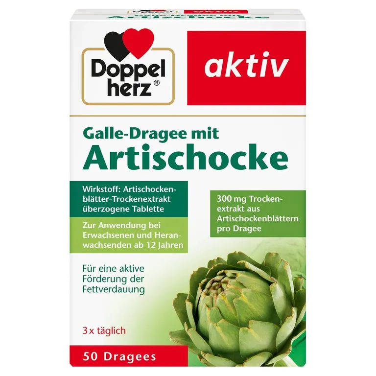 shopapotheke Doppelherz® Galle-Dragee mit Artischocke