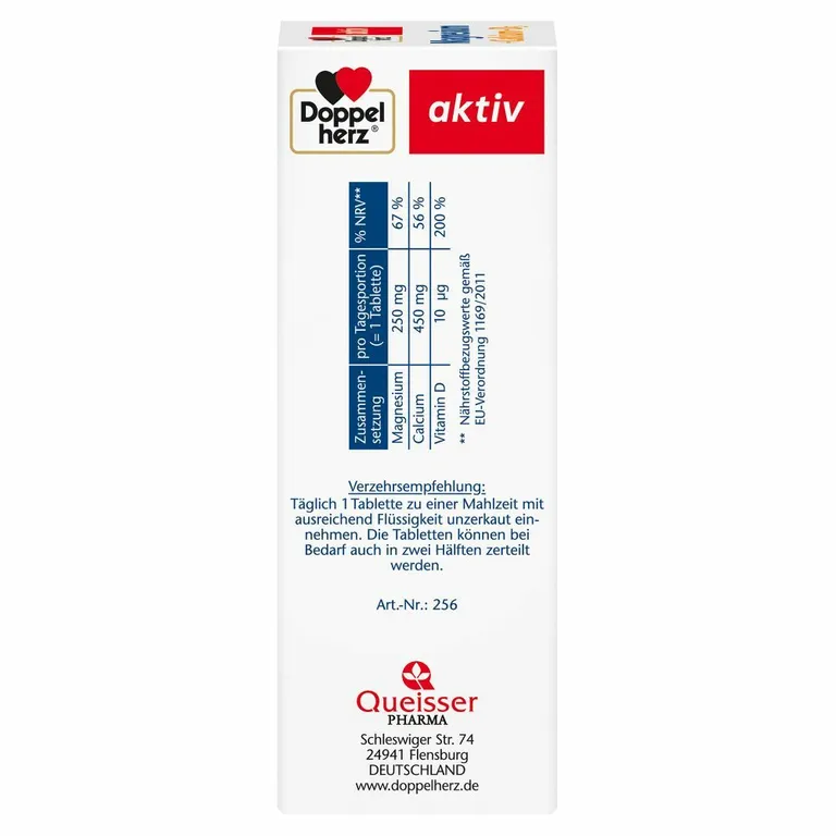 Shopapotheke Doppelherz® Magnesium + Calcium + D3 Tabletten