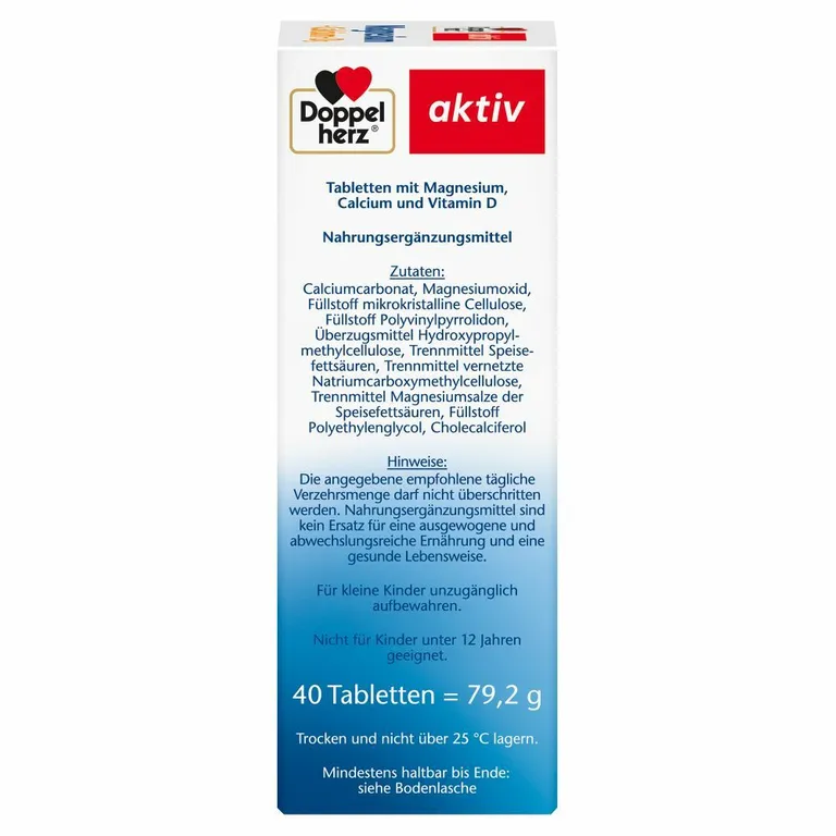 Shopapotheke Doppelherz® Magnesium + Calcium + D3 Tabletten