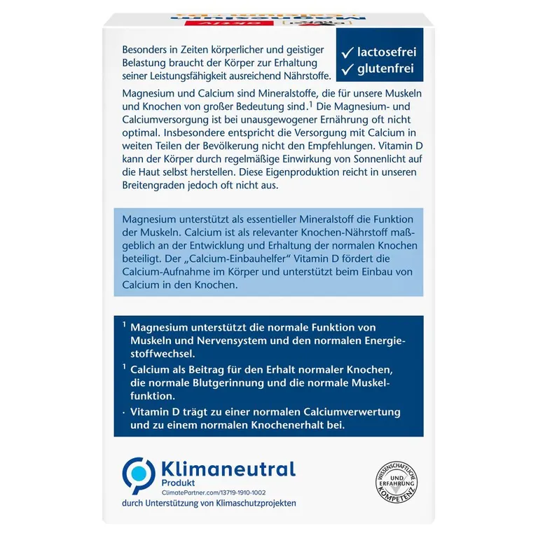 Shopapotheke Doppelherz® Magnesium + Calcium + D3 Tabletten
