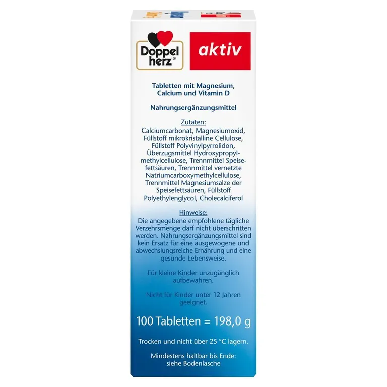 Shopapotheke Doppelherz® Magnesium + Calcium + D3 Tabletten