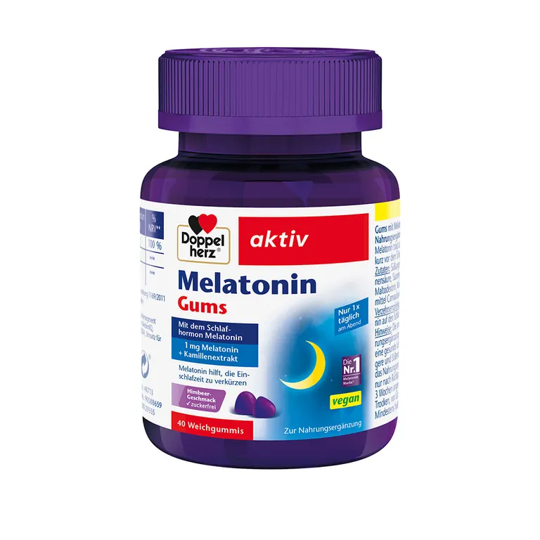 shopapotheke Doppelherz® Melatonin Gums Zuckerfrei