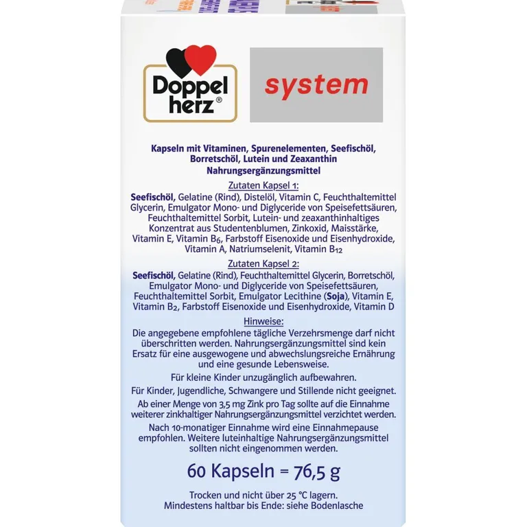 Shopapotheke Doppelherz® System AUGEN PLUS SEHKRAFT + SCHUTZ