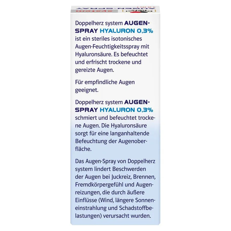 Shopapotheke Doppelherz® System Augenspray Hyaluron 0 3 %