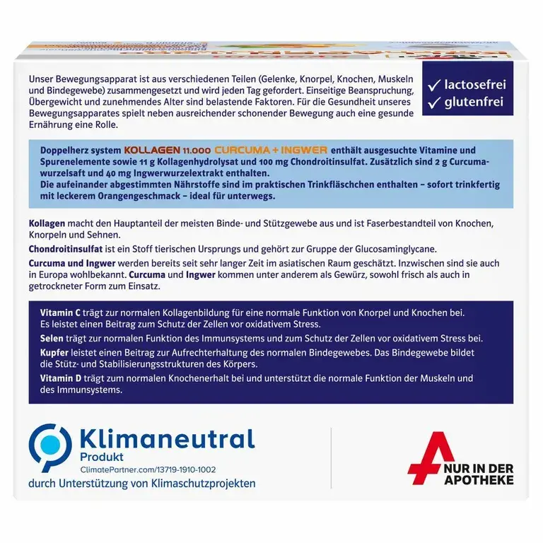 Shopapotheke Doppelherz® System KOLLAGEN 11.000 CURCUMA + INGWER