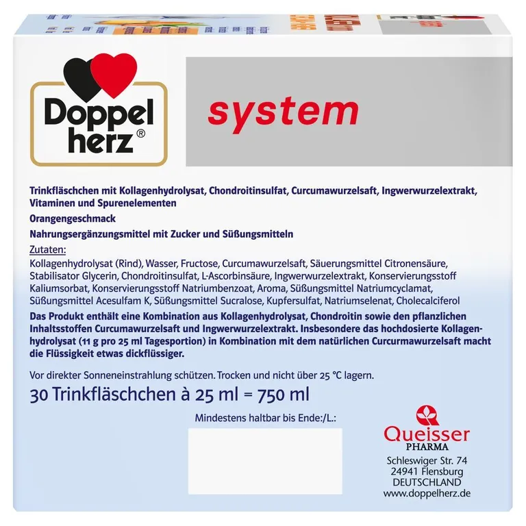 Shopapotheke Doppelherz® System KOLLAGEN 11.000 CURCUMA + INGWER