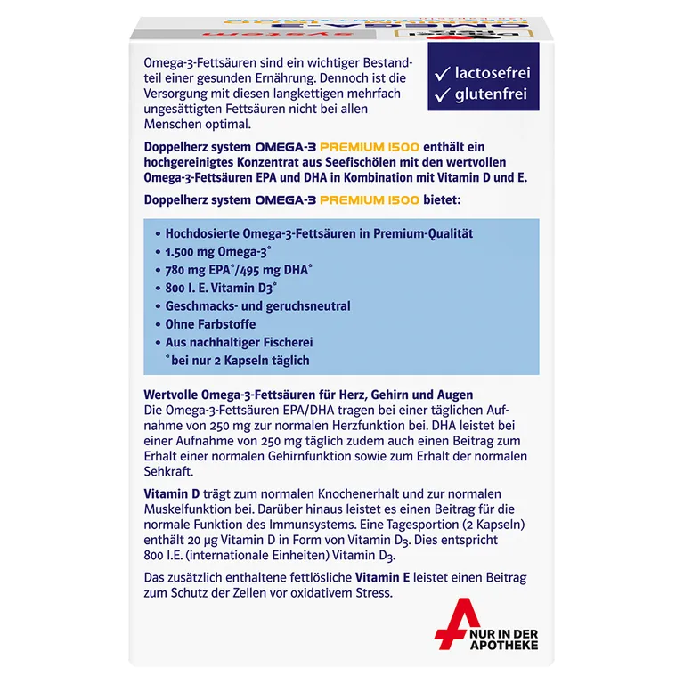 Shopapotheke Doppelherz® System Omega-3 Premium 1500