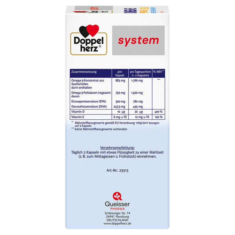 Shopapotheke Doppelherz® System Omega-3 Premium 1500