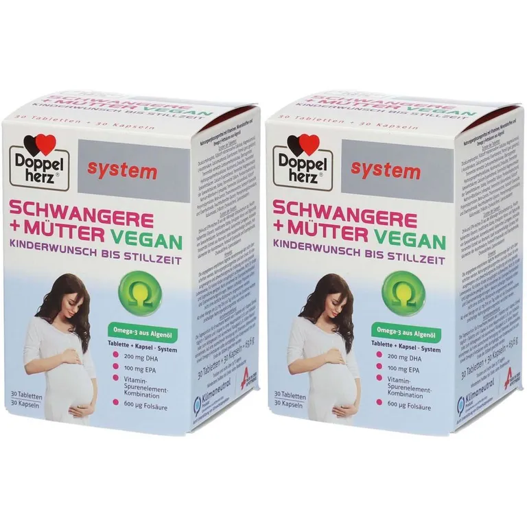 shopapotheke Doppelherz® system Schwangere + Mütter vegan