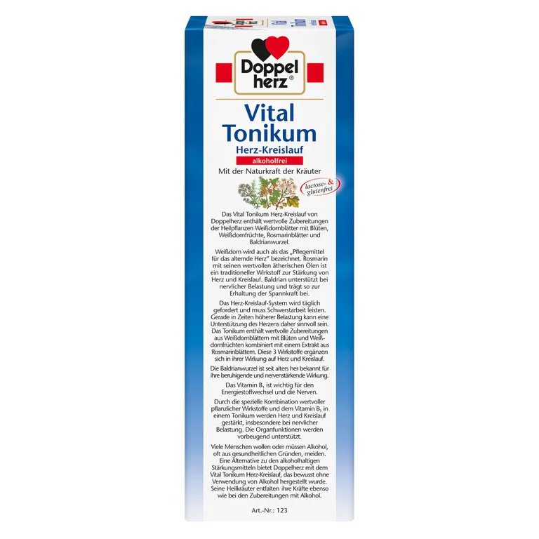 Shopapotheke Doppelherz® Vital Tonikum Herz-Kreislauf - Alkoholfrei