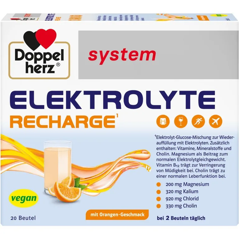 shopapotheke Doppelherz system ELEKTROLYTE RECHARGE - 20 Beutel