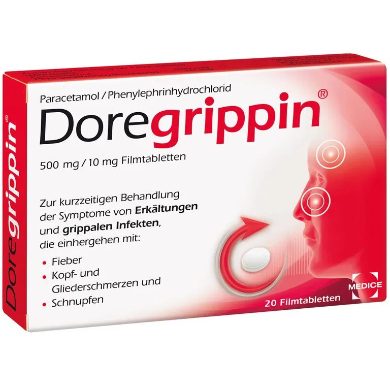 shopapotheke Doregrippin Tabletten bei Erkältungsschmerzen